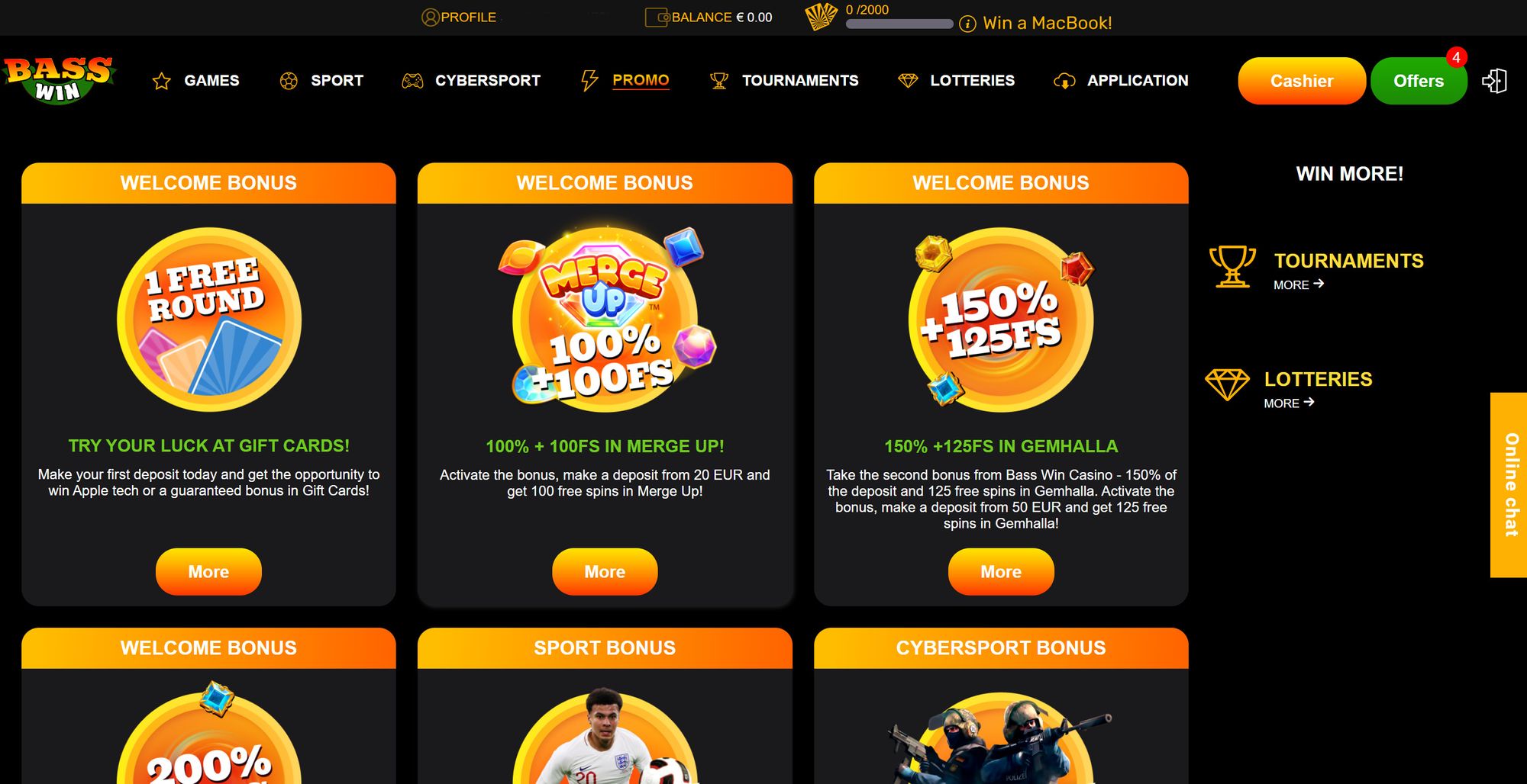 Bass Win Bonus Image