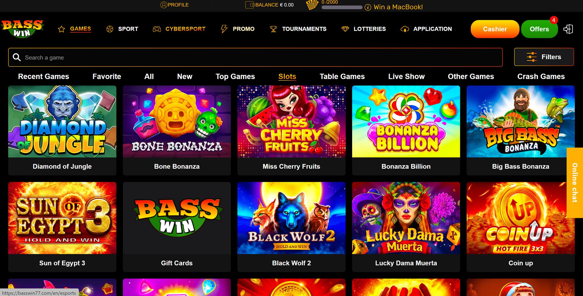 Bass Win Games Image