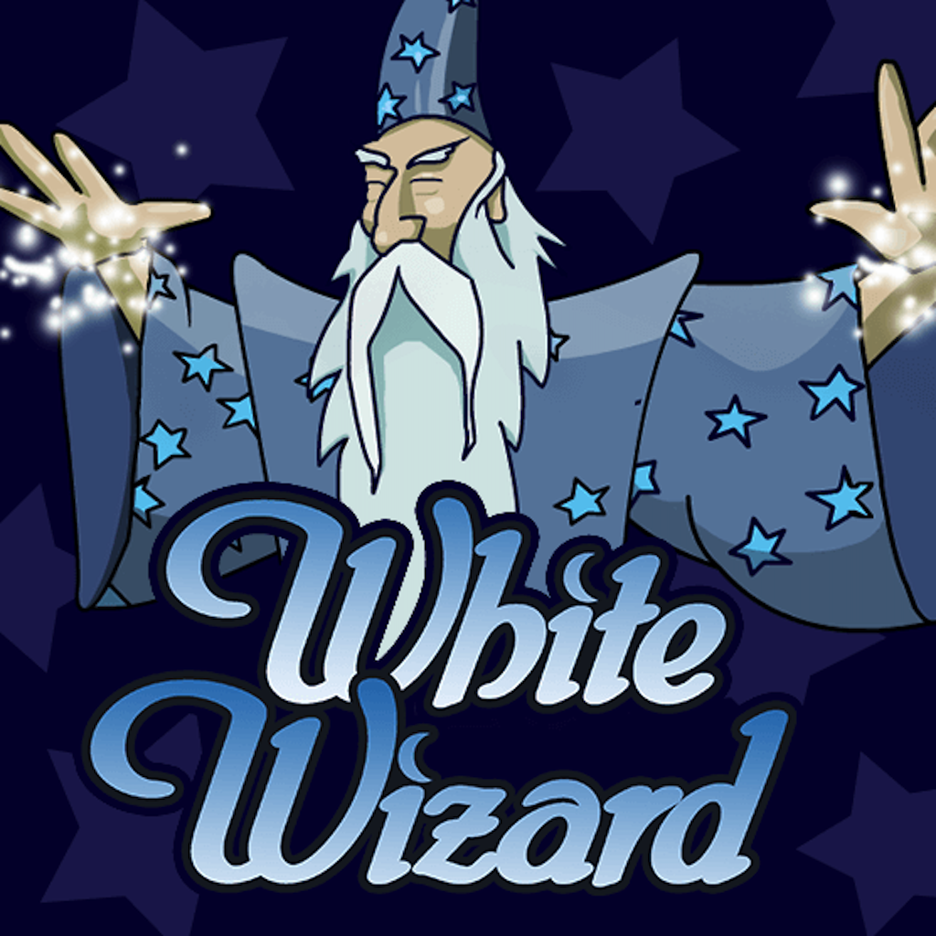 White Wizard Game Logo